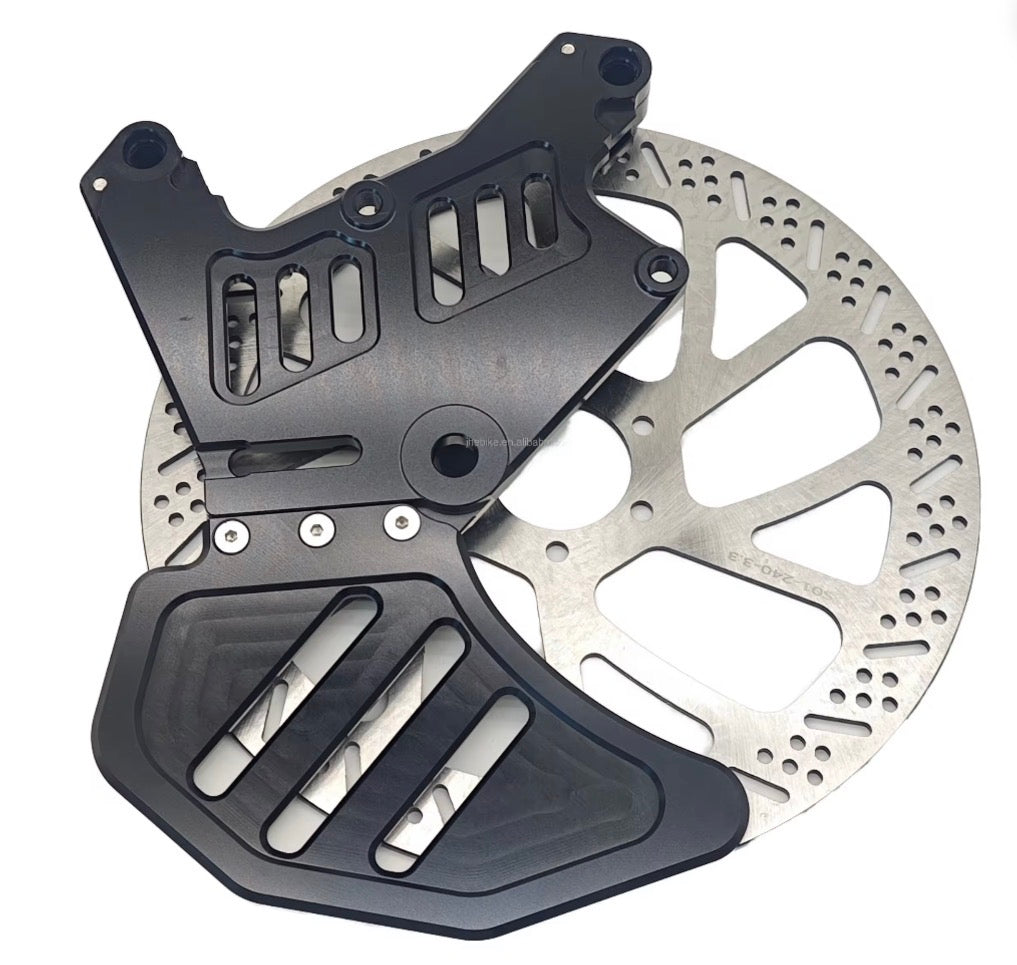 Surron lbx/ Eride pro dual caliper mount and rotor bundle