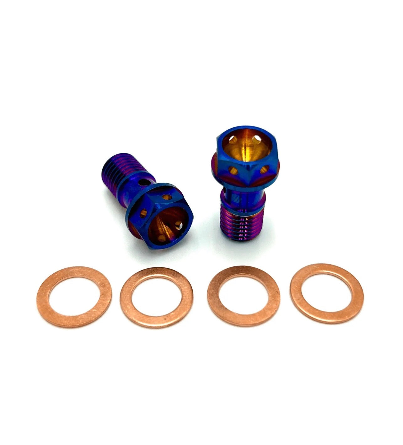Titanium banjo bolts 2pc (for ultra bee brake)